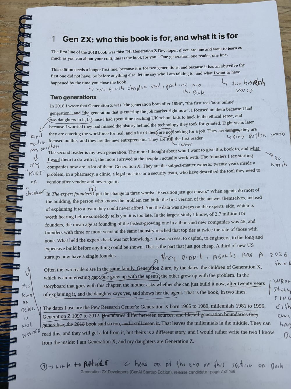 Page 7 of the printed candidate, marked