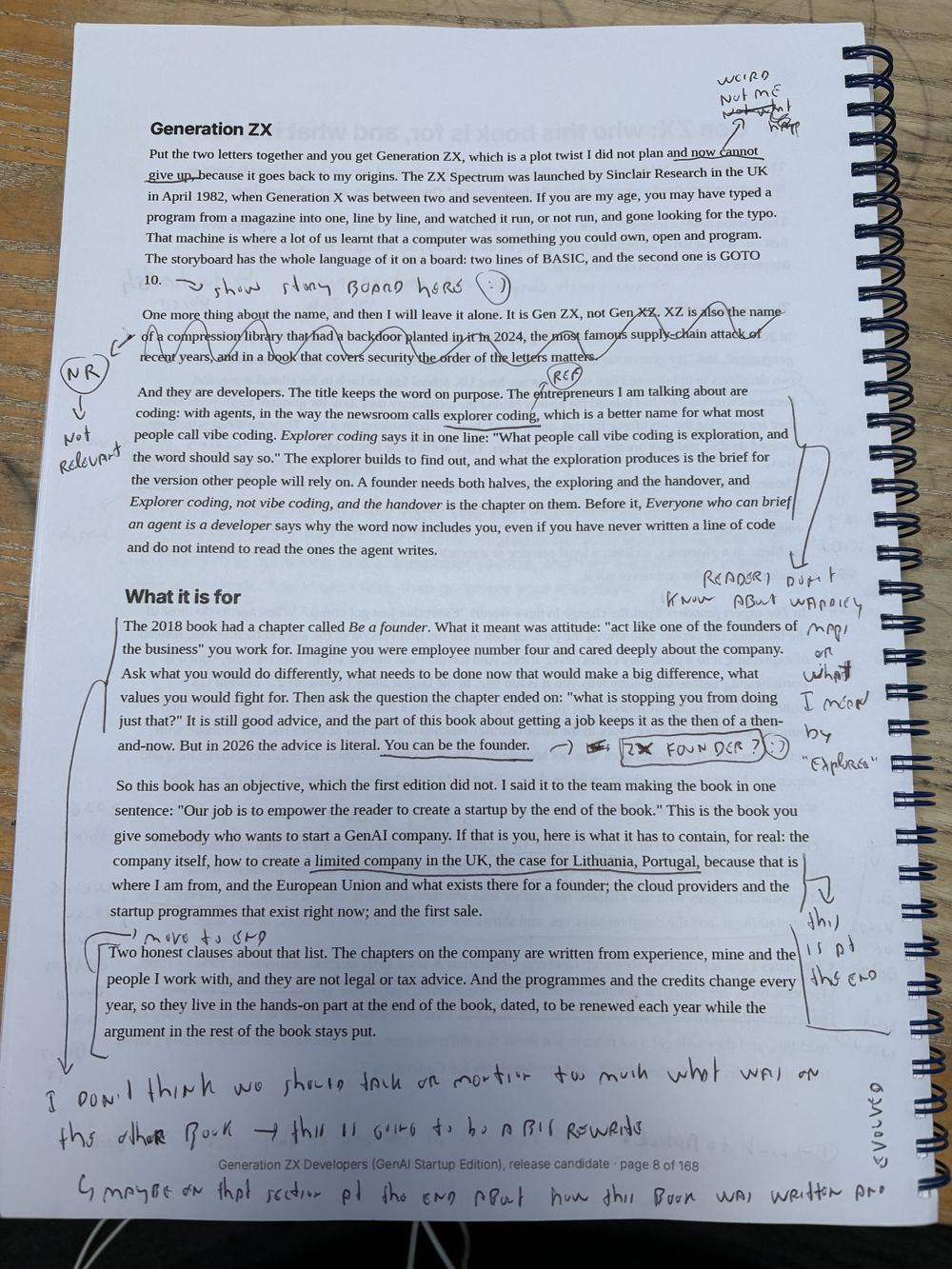 Page 8 of the printed candidate, marked