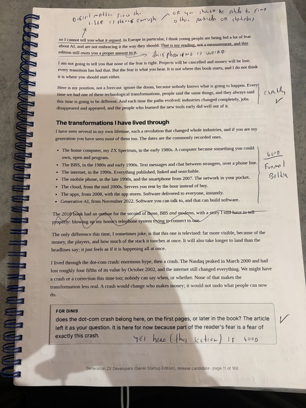 Page 11 of the printed candidate, marked