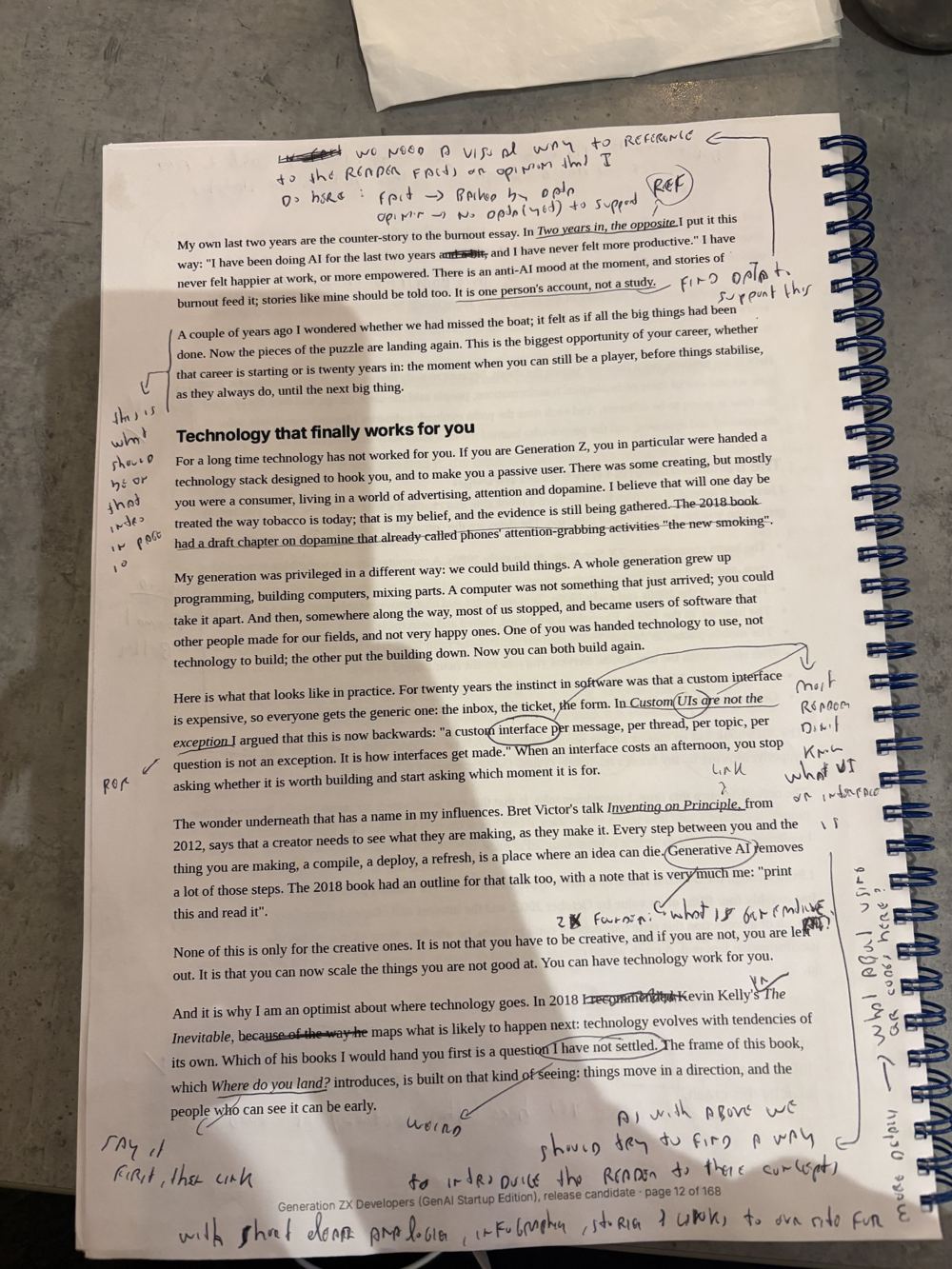 Page 12 of the printed candidate, marked