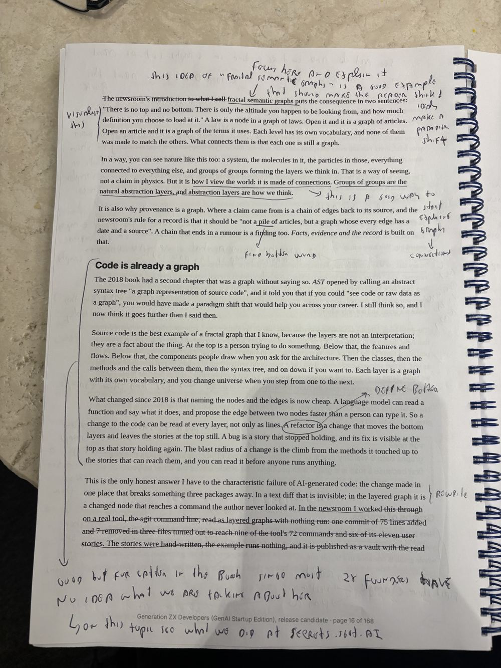Page 16 of the printed candidate, marked