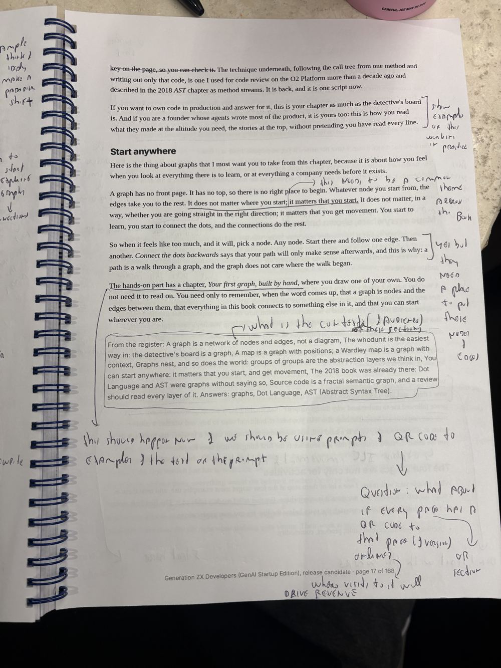 Page 17 of the printed candidate, marked